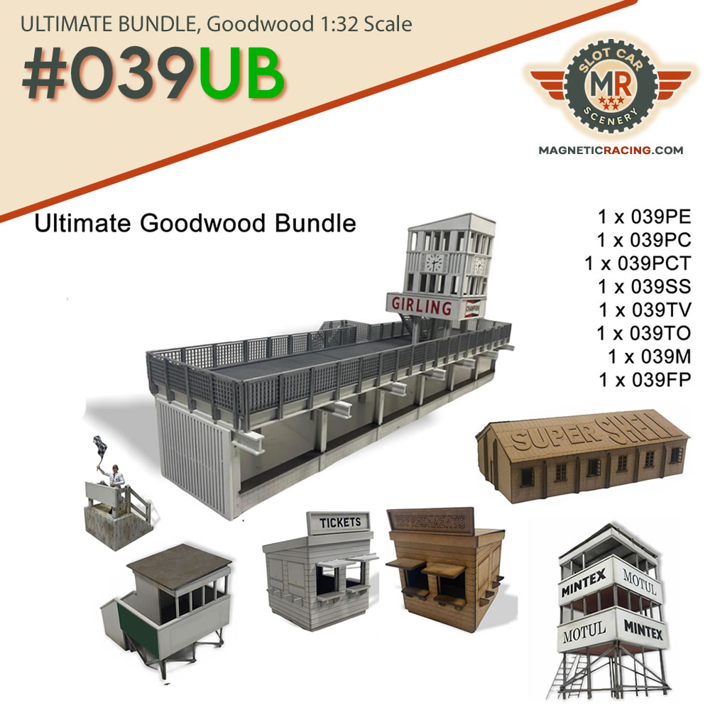 Goodwood Circuit Slot Car Buildings