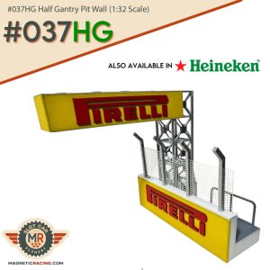 Half Gantry Pit Wall Slot Car Track
