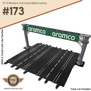 upgrade your racetrack scenic with this full modern gantry
