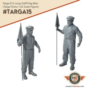 classic 1:32 scale figure with flag pole