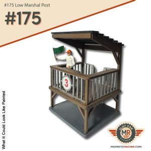 Small Marshal Post 1:32 scale for slot cars and scalextric