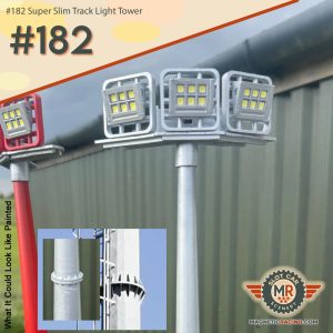 super high detail slot car light tower 3D printed